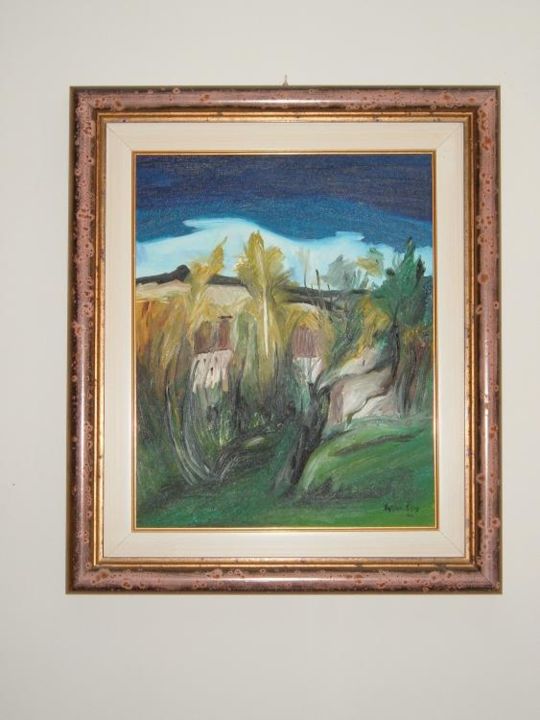 Zeichnungen mit dem Titel "Paesaggio" von Sara Spano, Original-Kunstwerk