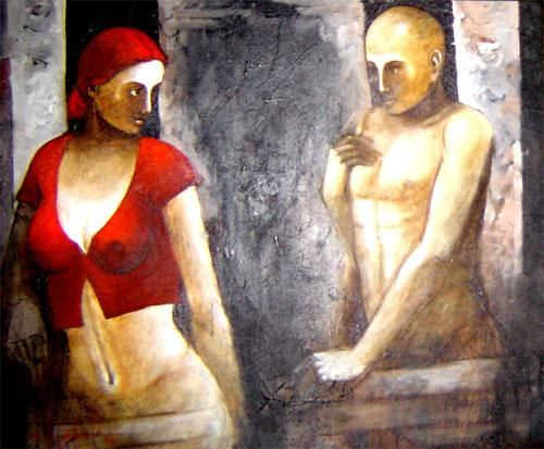 Painting titled "untitled" by Asit Patnaik, Original Artwork