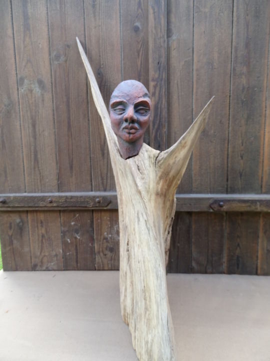 Sculpture titled "Begleiterin" by askanier, Original Art, Ceramics