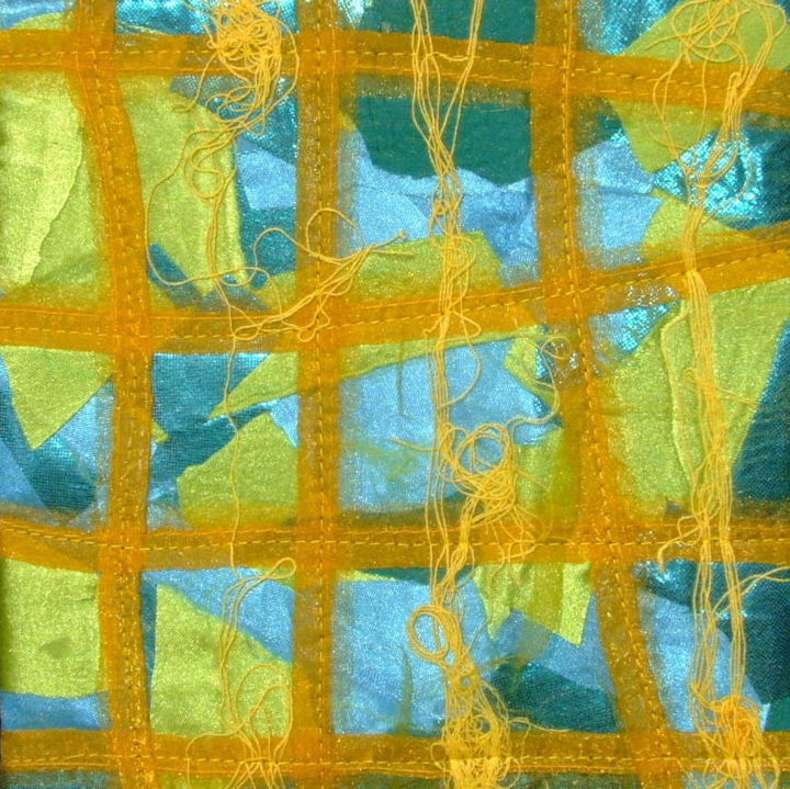 Textile Art titled "Grille-1.jpg" by Jean Pierre Avonts-Saint-Lager, Original Artwork, Textiles