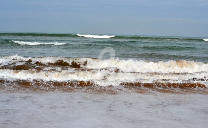 「Sea waves」というタイトルの写真撮影 Asmaâ Ouassouによって, オリジナルのアートワーク