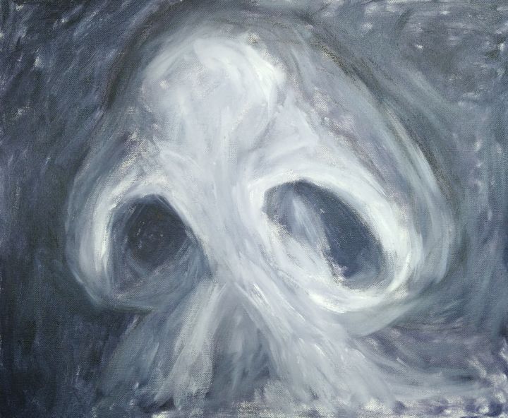 Painting titled "The Nose" by Asmodius-Art By Viacheslav Osadchiy, Original Art, Oil