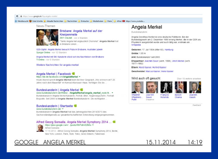 "Google "Angela Merk…" başlıklı Fotoğraf Alfred Georg Sonsalla tarafından, Orijinal sanat, Dijital Fotoğrafçılık
