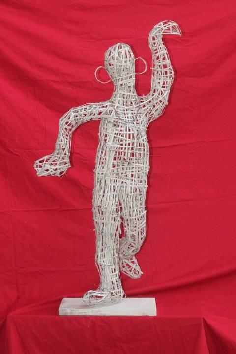 Sculpture titled "danseurs" by Cyrus D'Hyzo, Original Artwork, Plastic