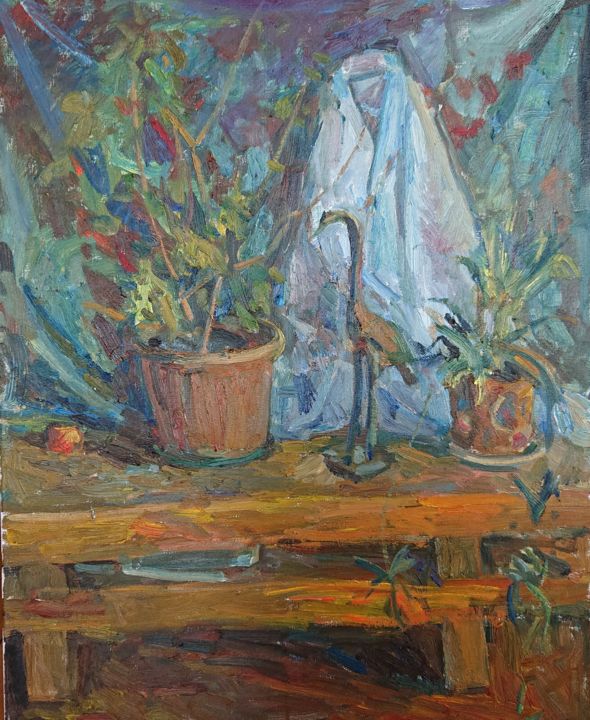 Painting titled "Spring" by Assol Agaidarova, Original Art,