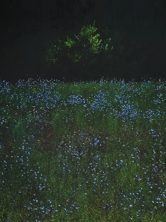 Photographie intitulée "WOODSTOCK" par Astr, Œuvre d'art originale, Photographie non manipulée Monté sur Aluminium