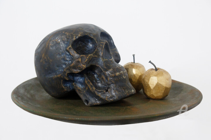 Sculpture intitulée "THE MYSTERY OF EDEM" par Astian Rey, Œuvre d'art originale, Bois