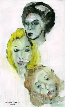 Peinture intitulée "Trio 2005" par Stephen Morris, Œuvre d'art originale