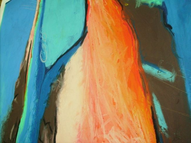 Peinture intitulée "bord de mer" par Andy, Œuvre d'art originale,