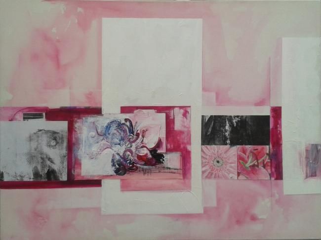 Malerei mit dem Titel "Primavera" von Astrid Waldman, Original-Kunstwerk