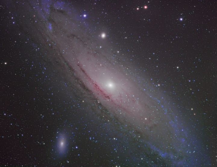 Photography titled "Andromeda galaxy" by David James, Original Artwork, Digital Photography