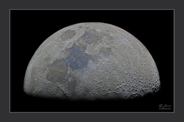 Photography titled "Half moon 2" by David James, Original Art, Digital Photography