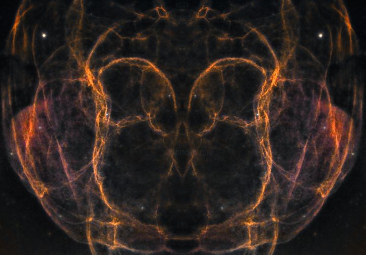 Fotografía titulada "Bug Nebula" por David James, Obra de arte original, Fotografía manipulada