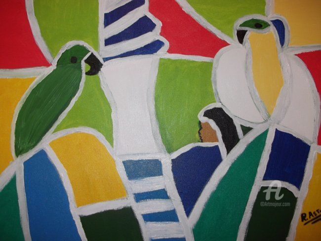 Pintura intitulada "AMAZONIA FOREVER" por Ricardo Astur, Obras de arte originais, Acrílico