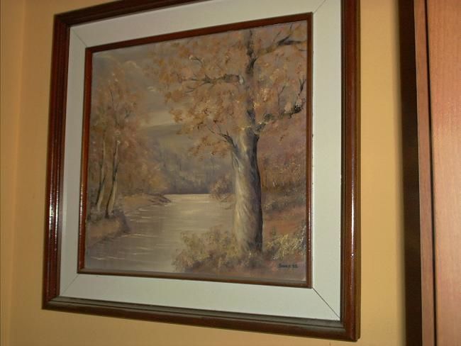Painting titled "el rio" by Artesanz, Original Artwork