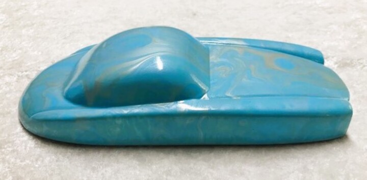 Sculpture intitulée ""BABY BLUE SWEET DR…" par Magnum Ferra, Œuvre d'art originale, Plâtre