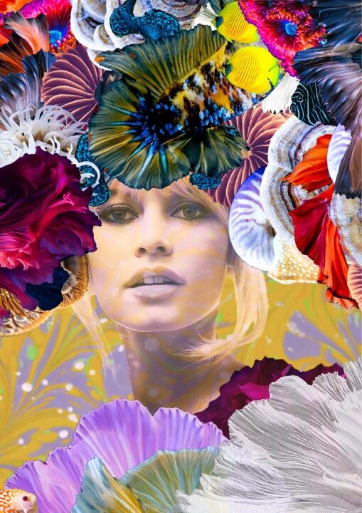 Digitale Kunst mit dem Titel "NATURE & ME SERIE "…" von Magnum Ferra, Original-Kunstwerk, Digitale Collage