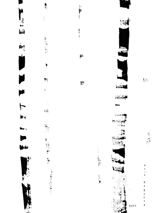 Dessin intitulée "ESQUISSE DE CONCISI…" par Asia Bagaeva, Œuvre d'art originale, Encre