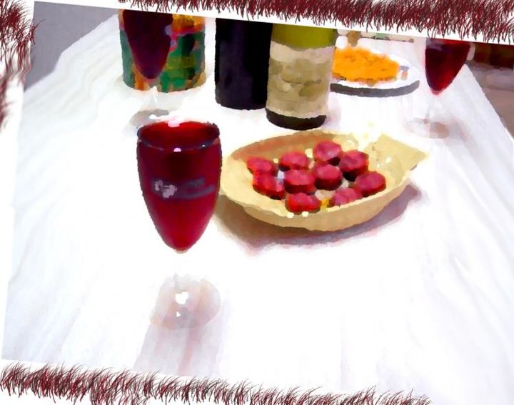 Photographie intitulée "Vin rouge comme le…" par Dan Culcer, Œuvre d'art originale