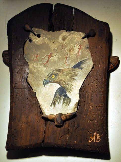 Sculpture titled "Falcon Hunt" by Atanas Vasilev, Original Art,