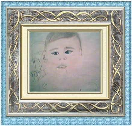 Drawing titled "Connor The Warrior" by Christine D'Labrion, Original Art, Chalk