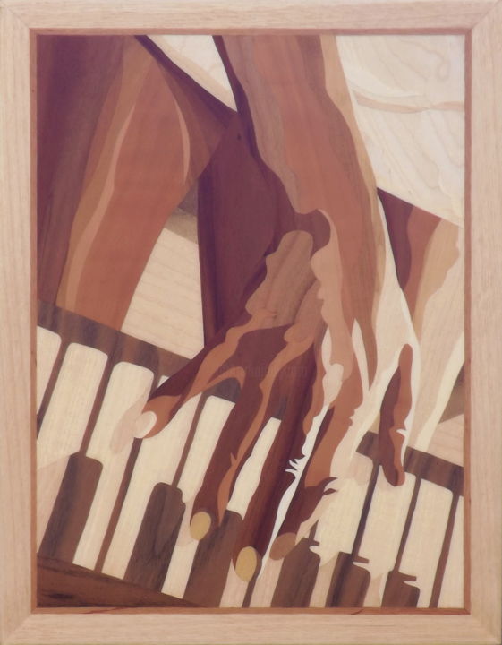 Artisanat intitulée "Eros in the finger" par Dušan Rakić, Œuvre d'art originale