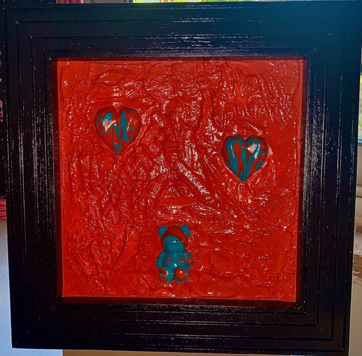 Painting titled "Enfance" by Atelier Jys, Original Artwork, Acrylic