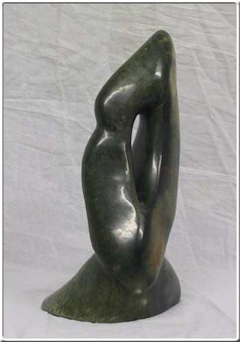 Sculpture titled ""Feminine" von Reto…" by Reto Streit, Original Artwork, Stone