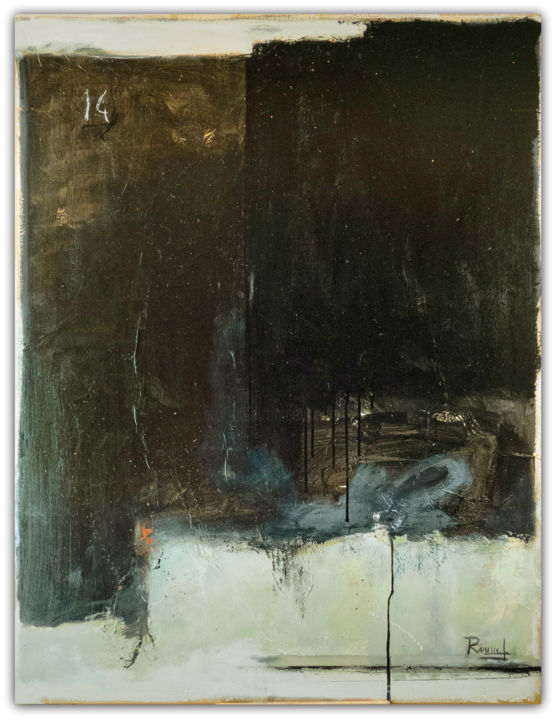 Peinture intitulée "Le passage" par Philippe Roussel, Œuvre d'art originale, Acrylique
