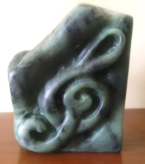 Sculpture titled "LE DE SOL N°2" by Lilou, Original Artwork, Stone