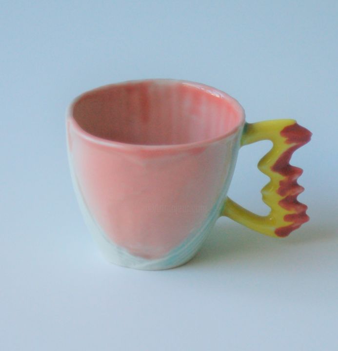 Design intitulée "Rotterdam, tasse se…" par Bas Van Zuijlen, Œuvre d'art originale, Céramique