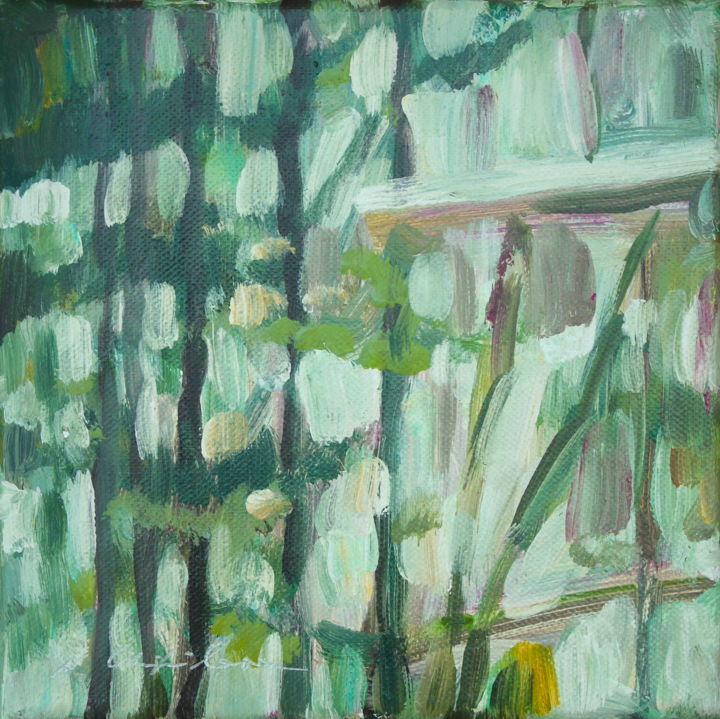 Schilderij getiteld "Spring 1" door Atelier N N . Art Store By Nat, Origineel Kunstwerk, Acryl