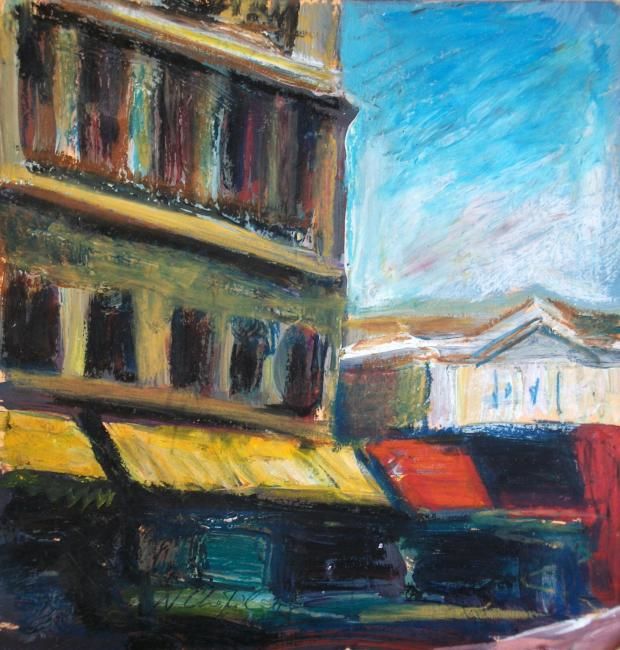 Schilderij getiteld "London" door Atelier N N . Art Store By Nat, Origineel Kunstwerk, Acryl