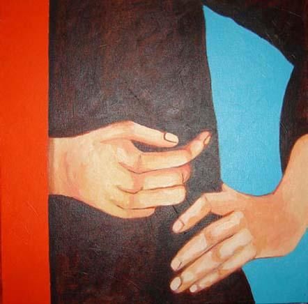 Pintura intitulada "s/titulo" por Sara Rodrigues, Obras de arte originais, Óleo