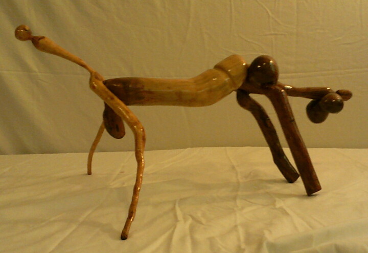Sculpture titled "Erotic Wood Collect…" by Ateplus, Original Artwork, Wood