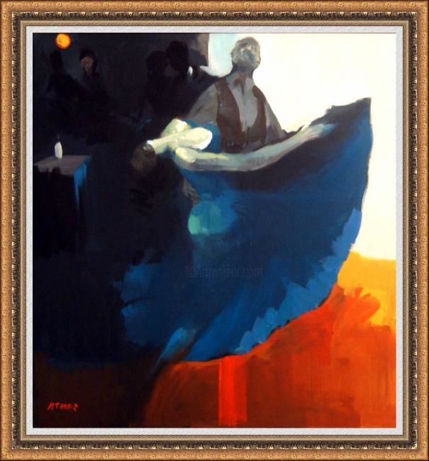 Peinture intitulée "The Dance 2" par Collector Art, Œuvre d'art originale