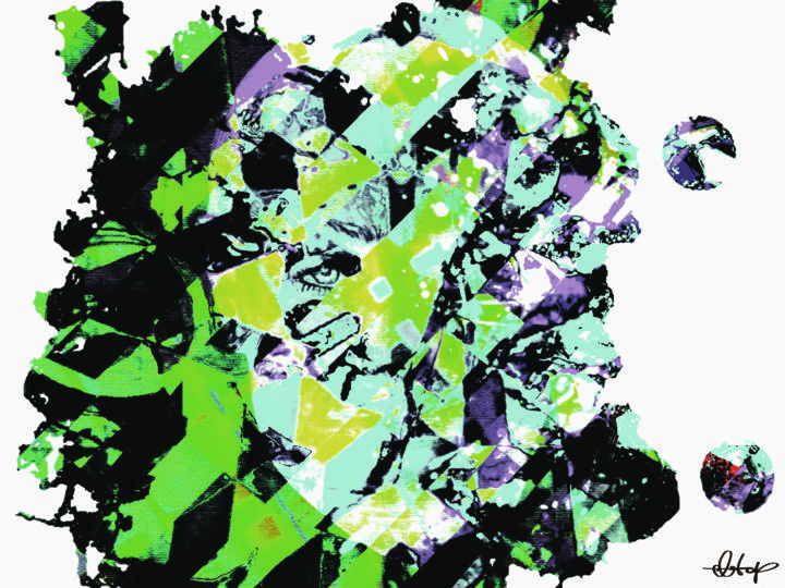 Digital Arts titled "Dietro la texture" by Atop, Original Art, Photo Montage