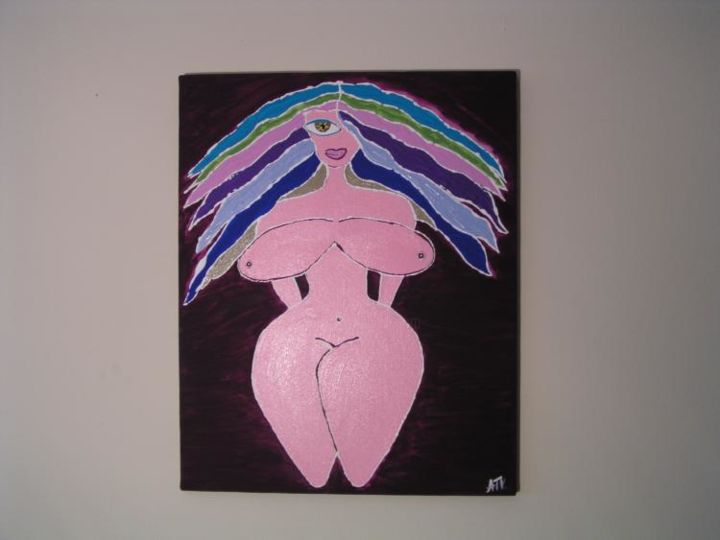 Painting titled "Womanhood" by Tetyana Andriyevska, Original Artwork