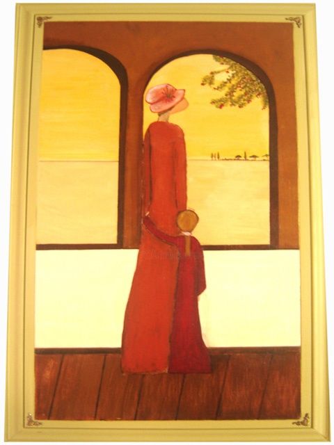 Painting titled "Rêve de voyage" by Marieluce Sartori, Original Artwork