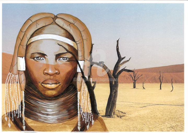 Digital Arts titled "Namibie" by Marion Auger, Original Artwork
