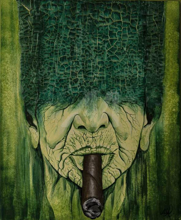 Peinture intitulée "PACHA MAMA" par Marion Auger, Œuvre d'art originale, Acrylique