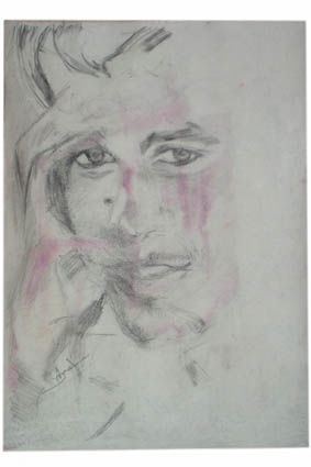 Картина под названием "Enrique 2" - Augusta Bella, Подлинное произведение искусства, Масло