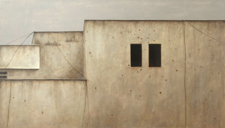 Painting titled "CS 1.9.89 (1)" by Augustin Razvan Radu, Original Art, Oil