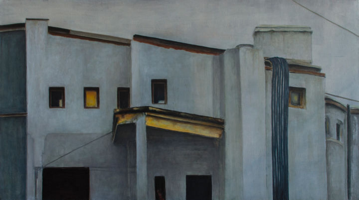 Painting titled "CS 1.9.89" by Augustin Razvan Radu, Original Art, Oil
