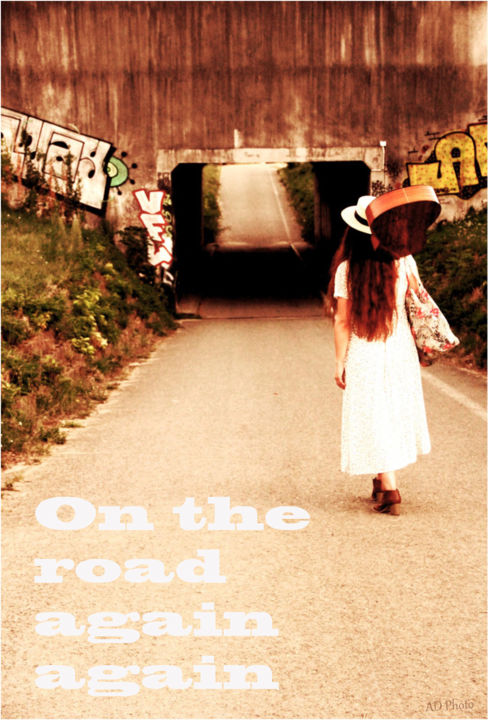 Photography titled "on the road ..." by Aurelie Deville, Original Artwork, Digital Photography