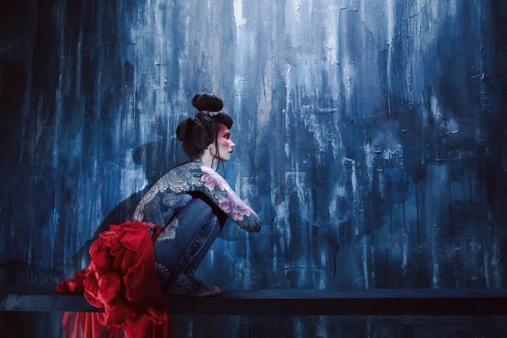 Fotografia intitolato "GEISHA 8" da Aurélia Cordiez, Opera d'arte originale, Fotografia digitale