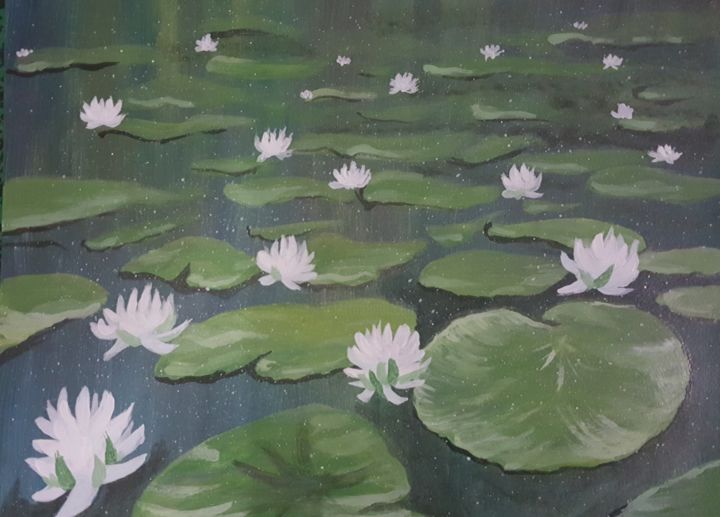 Pintura intitulada "Lily-art 20170725-1…" por Lilyart, Obras de arte originais, Acrílico