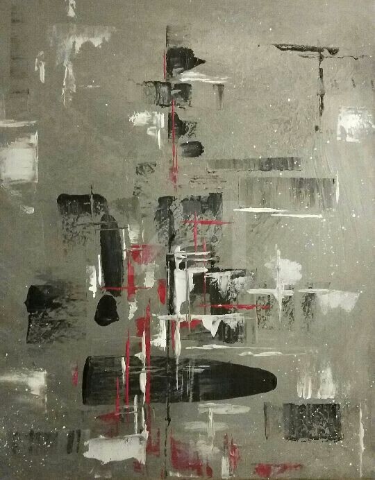 Peinture intitulée "tabl4.jpeg" par Aurélie, Œuvre d'art originale, Acrylique