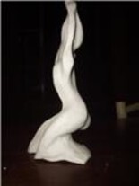 Escultura intitulada "Flamula Fêmea" por Aurora Coelho Pullin, Obras de arte originais