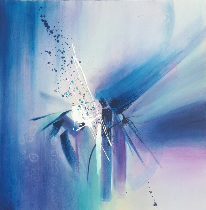 Painting titled "Energie intérieur" by Aurore Thomas, Original Artwork, Acrylic